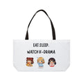 Tote Bag: "Eat, Sleep, Watch K-Drama"
