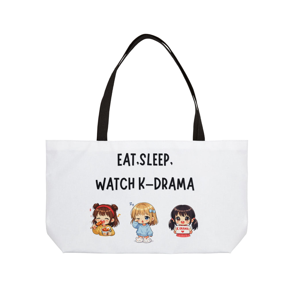 Tote Bag: "Eat, Sleep, Watch K-Drama"